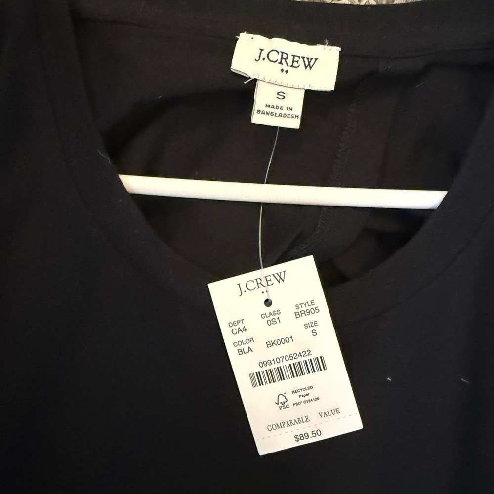 J. Crew Women’s Black Open Back dress